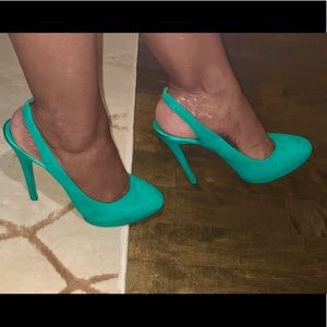 Brian Atwood slingback stilettos